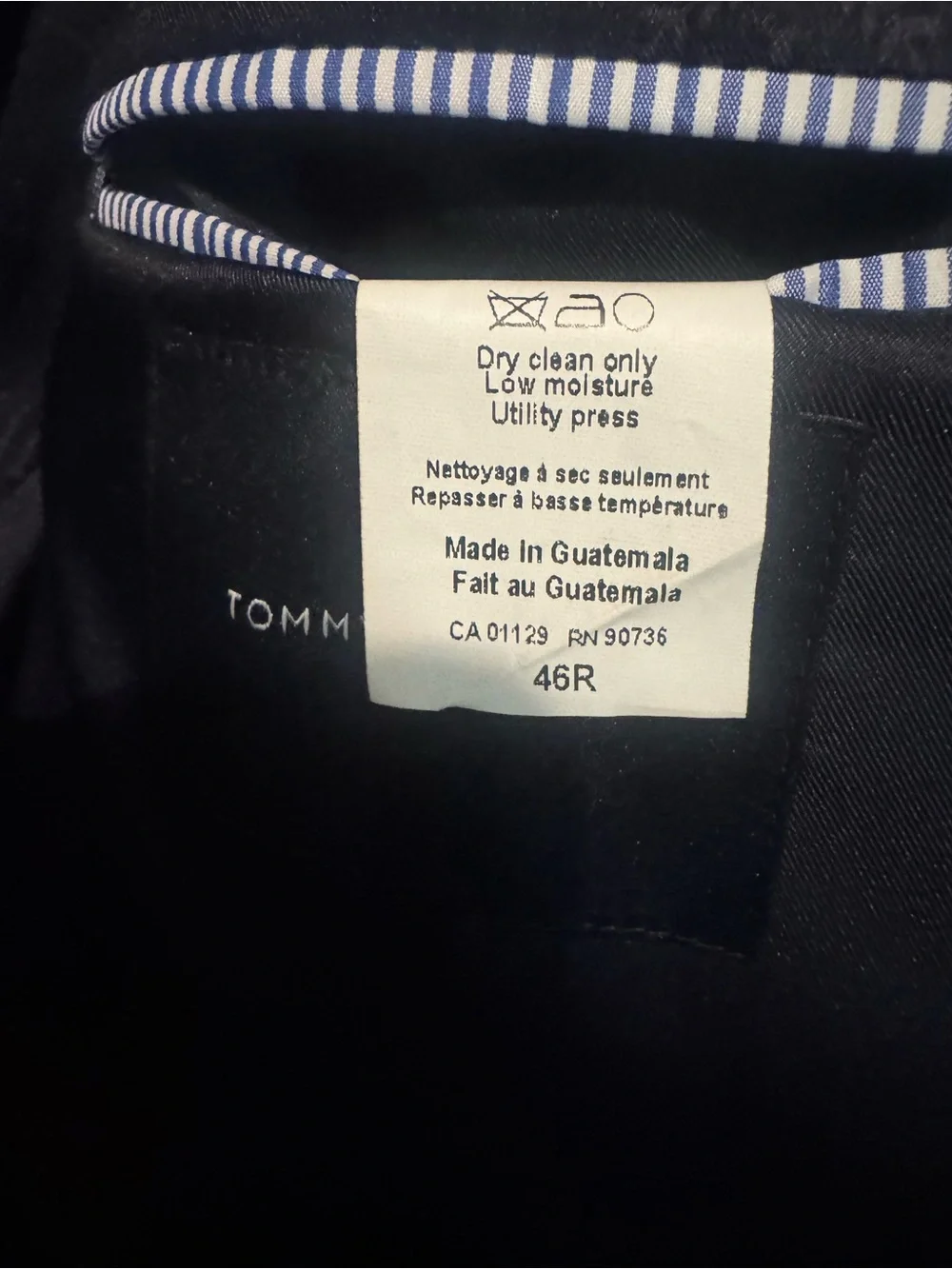 Men's Tailored Dark Gray Two-Button Suit Blazer